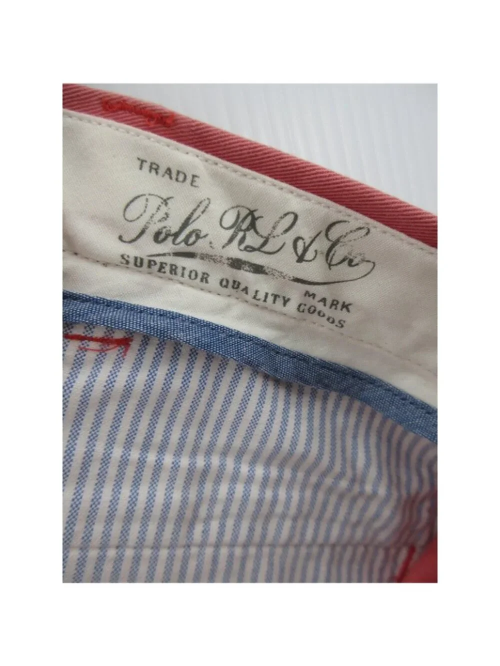 Polo Ralph Lauren Pants 44X32 Big Chino Trousers Straight Classic Fit